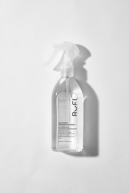 RUFI Clothing Fragrance Spray (Iris & White Soap) 231ML - Rufi Eco Store