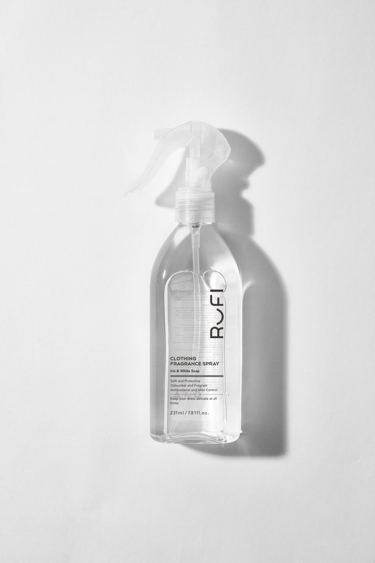 RUFI Clothing Fragrance Spray (Iris & White Soap) 231ML - Rufi Eco Store